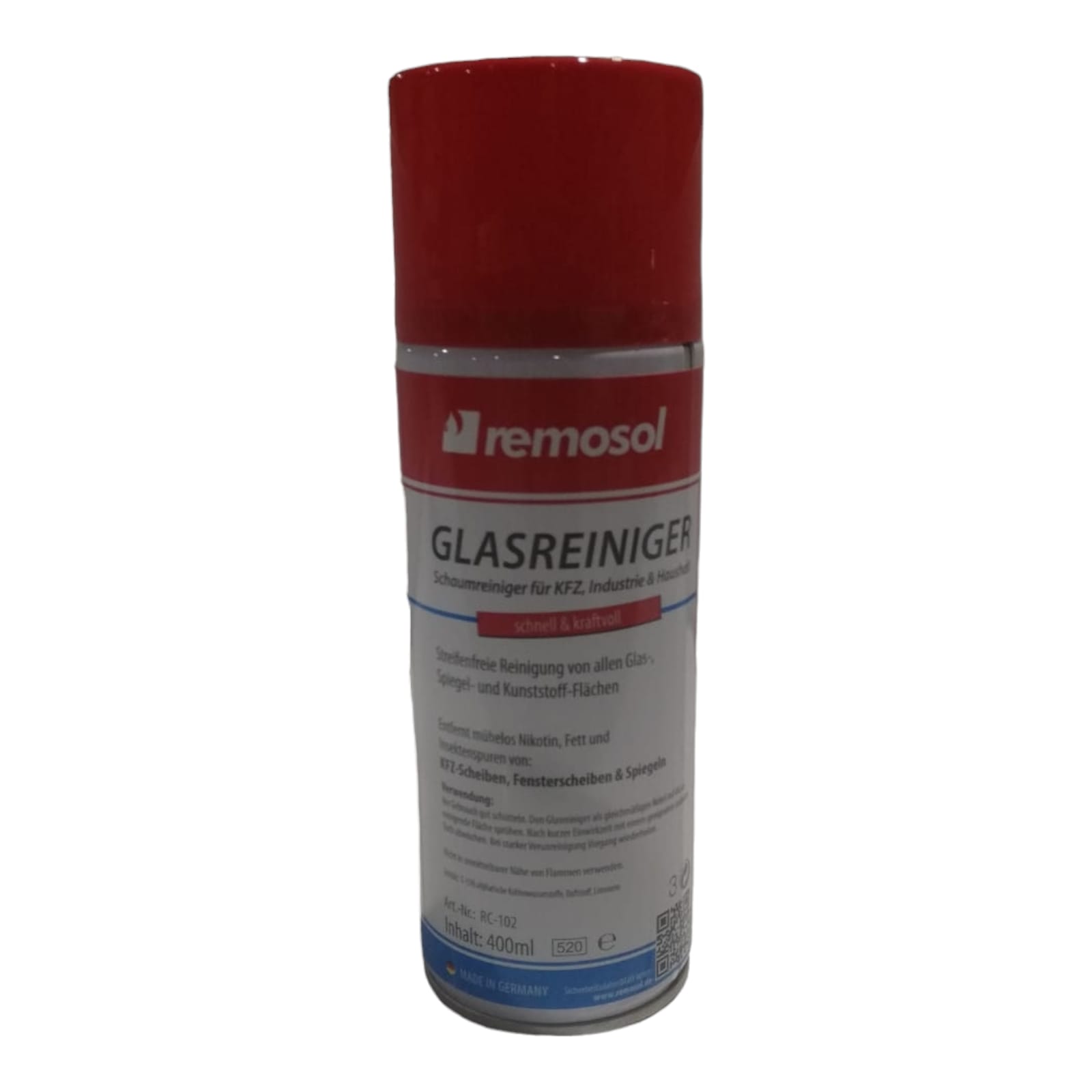 Remosol Glasreiniger - Schaumreiniger für KFZ, Industrie & Haushalt